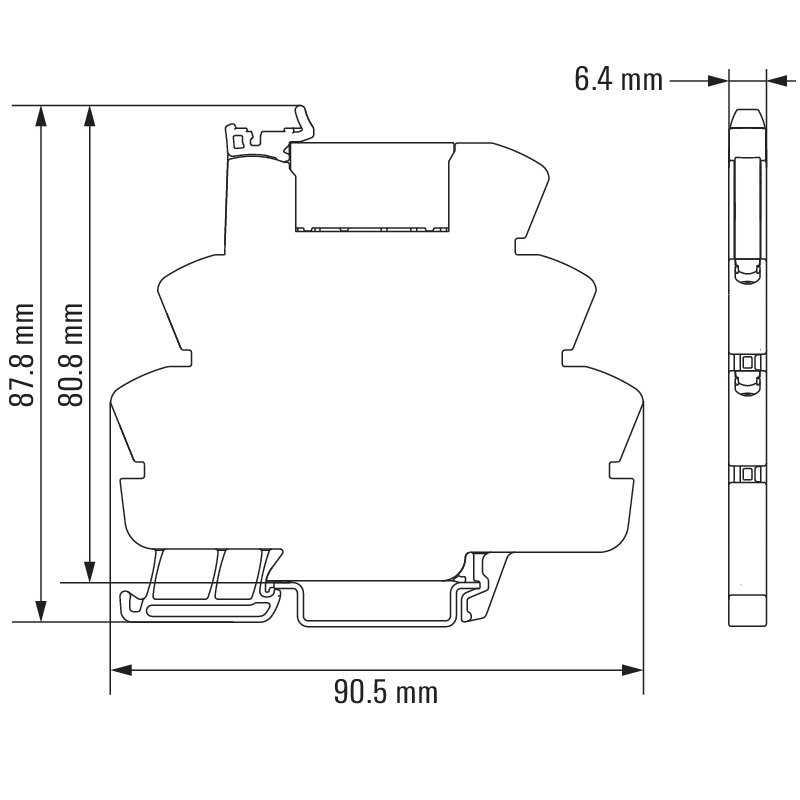 Weidmüller TRZ 24VDC 1CO Relaiskoppler 1We 24VDC 6A Zugfederan. 1122880000