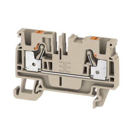 Weidmüller A2C 4 Durchgangsklemme beige 2Anschlsse 4,0qmm 32A 2051180000