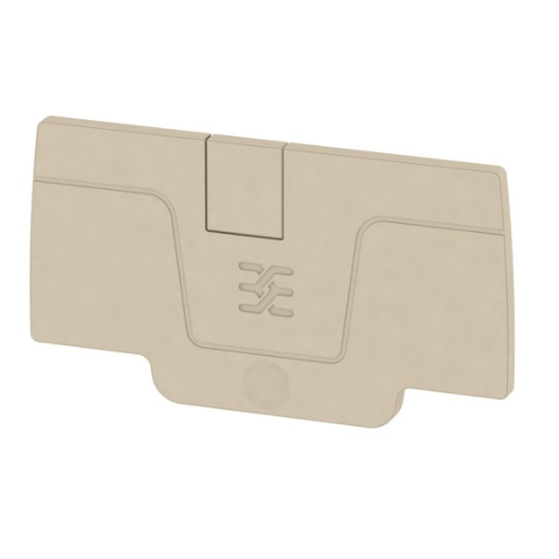 Weidmüller AEP 2C 4 Abschlussplatte beige 2051680000