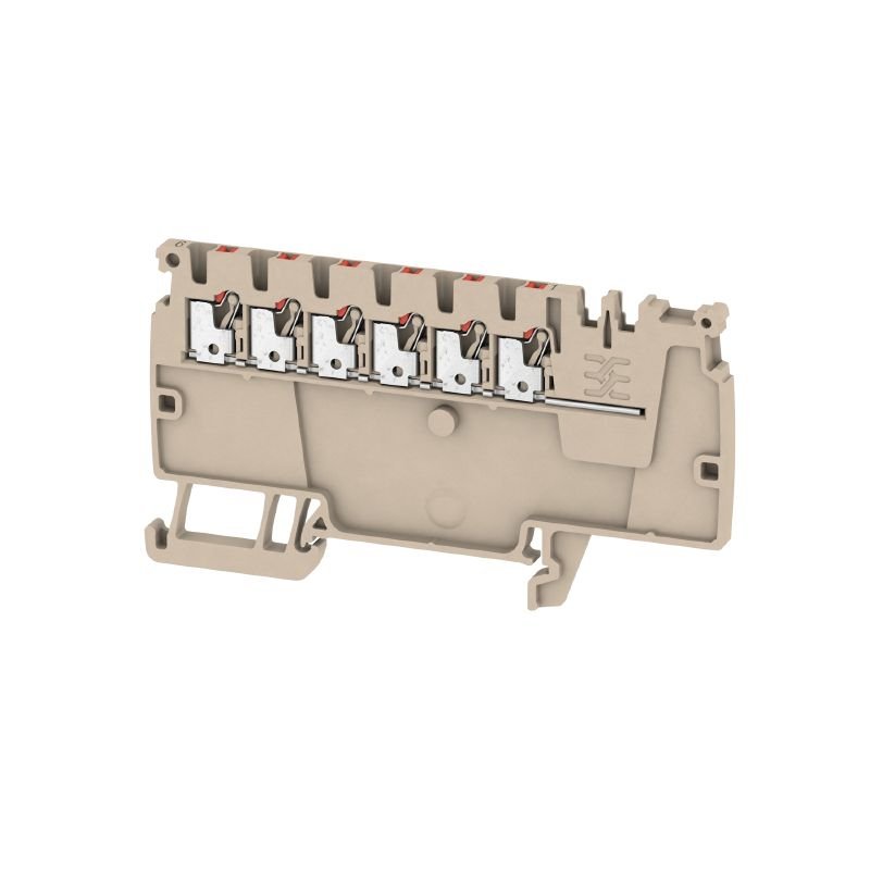 Weidmüller AAP11 1.5 LI RD terminal block Beige