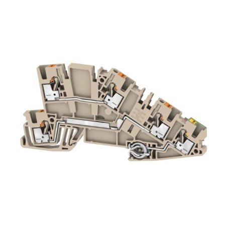 Weidmüller AITB 2.5 L-L-PE terminal block 3 Beige