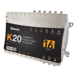 Televes K20-16 Kompaktkopfstelle 16Transponder DVB-S2 in QAM