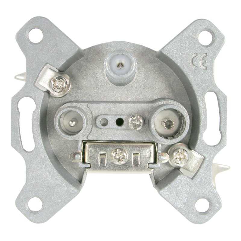 Televes 522001 prise de courant R/TV SAT Acier inoxydable
