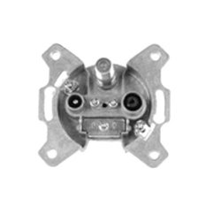 Televes SD33ST-DC boitier de prise de courant TV (coaxiale) Argent