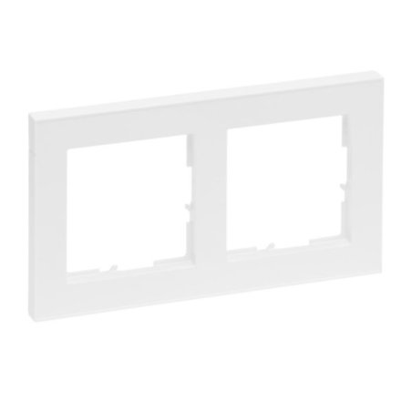 Legrand 765182 SEANO 2-fach Rahmen in der Farbausfhrung Ultrawei
