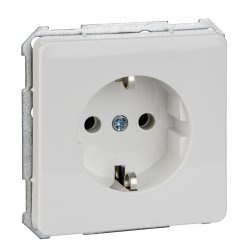 Schneider Electric 225004 prise de courant Type F Blanc