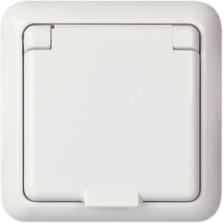 Schneider Electric 225044 prise de courant Type F Blanc