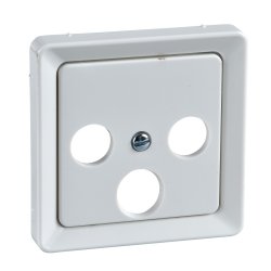 Schneider Electric 206034 Plaque de commutation et obturateur Blanc