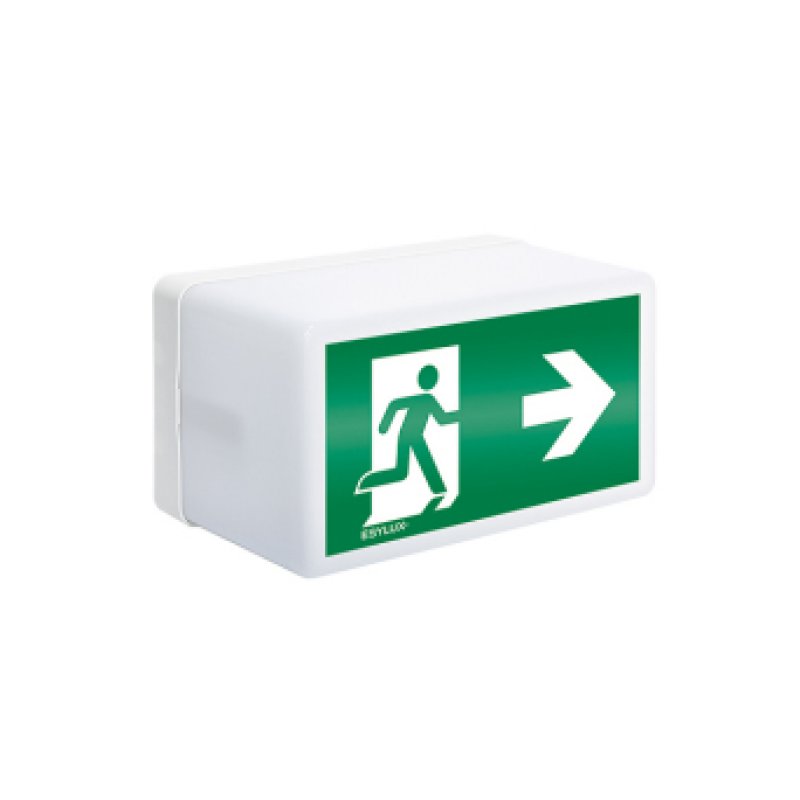 ESY LED-Notleuch. SLB 2,5W 3h EN10026836 EKW 21m IP54 Wand/Decke 150x250x135mm