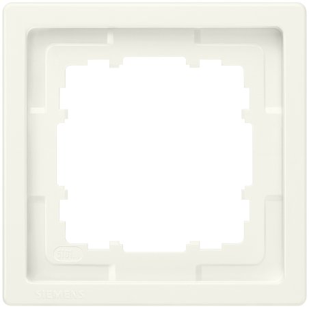 Siemens 5TG1321 DELTA style Rahmen 1fach ** titanwei 82x82mm