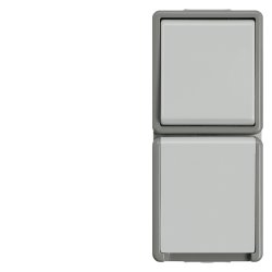 Siemens 5TA4816 DELTA Wechselschalter flche IP44 AP dgr/hgr 10A 250V Schuko