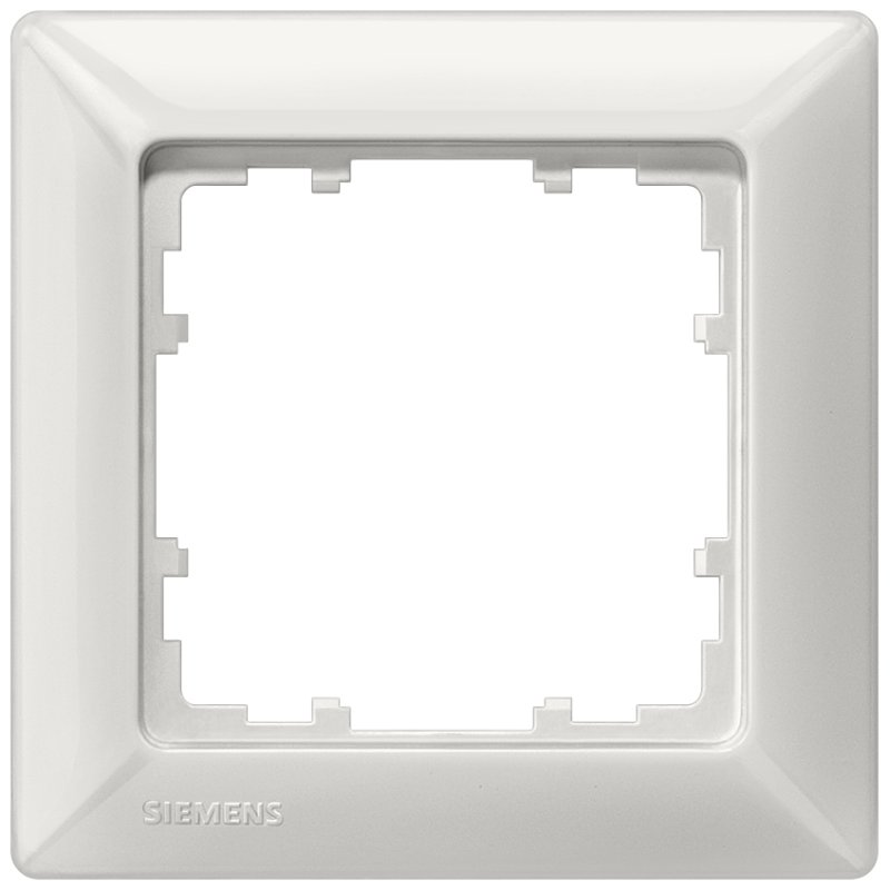 Siemens 5TG25510 DELTA line Rahmen 1fach 80x80mm titanwei