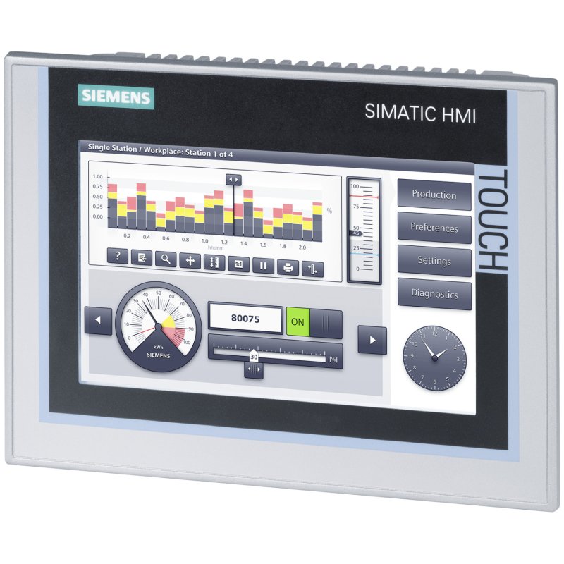 Siemens 6AV21240GC010AX0 SIMATIC TP700 Comfort Panel Windows CE 6.0 7z TFT