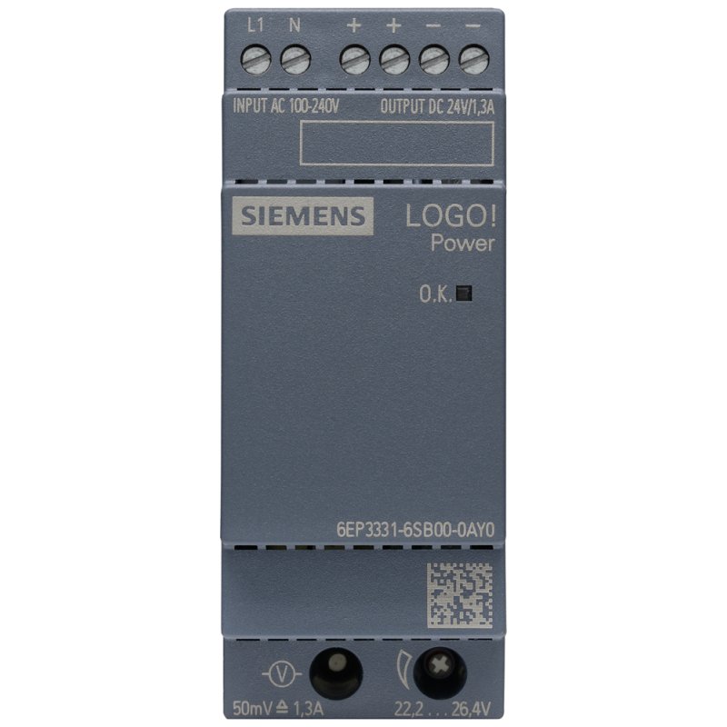 Siemens 6EP33316SB000AY0 LOGO!POWER 24V 1,3A Geregelte Stromversorgung