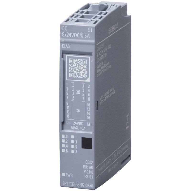 Siemens ET 200SP, DQ 8x 24V DC/0,5A ST, PU 1