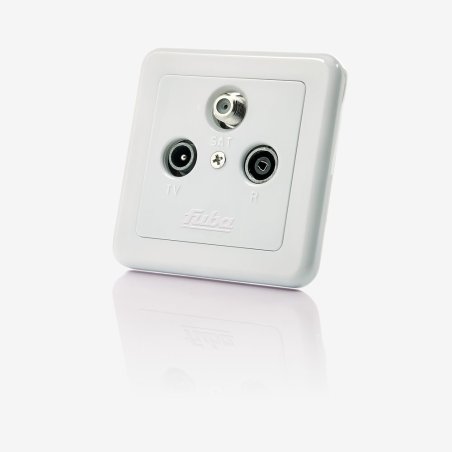 Fuba GAD 300 socket-outlet SAT TV Radio White