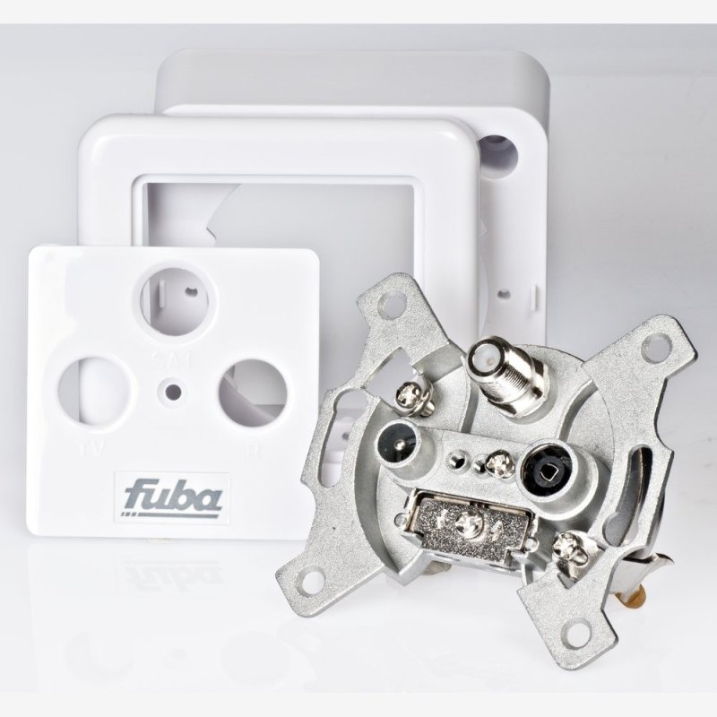 FUBA GAD 300 Antennendose EINZEL Sat 3-Loch