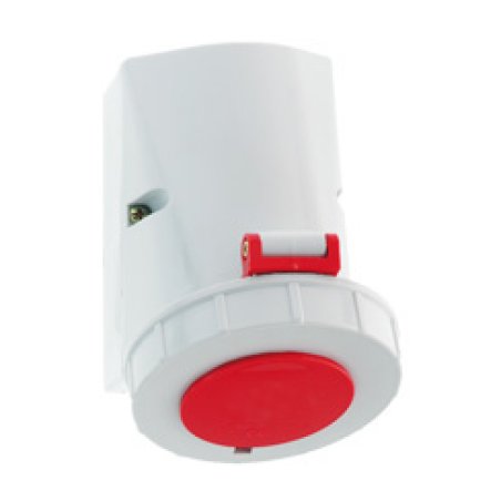 BALS Wandsteckdose 32A 5p 400V 6h 1155 IP67 Gehusegre 126x83 1155
