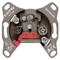 Axing BSD 963-00N socket-outlet R/TV SAT Grey