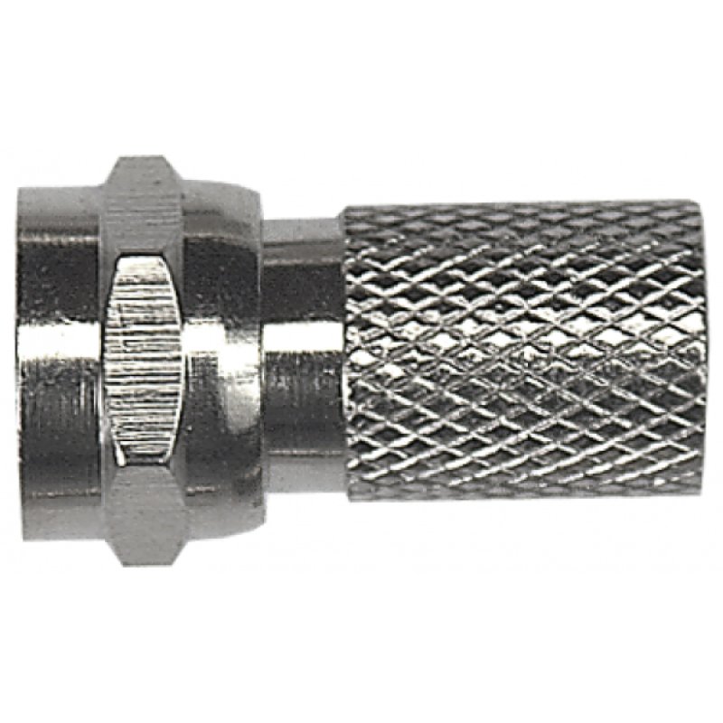 AXING F-Stecker mit CFS 0-00 Schraubanschluss, fr Kabel mit 7mm DM