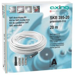 Axing SKB 395-20 câble coaxial 20 m Blanc