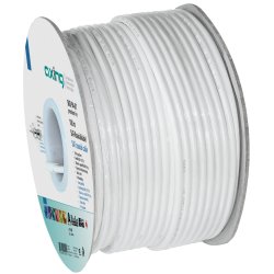 AXING Koaxialkabel 100m Ring SKB 94-01 KDG 1 TS 153 Kl.A 3-fach geschirmt wei