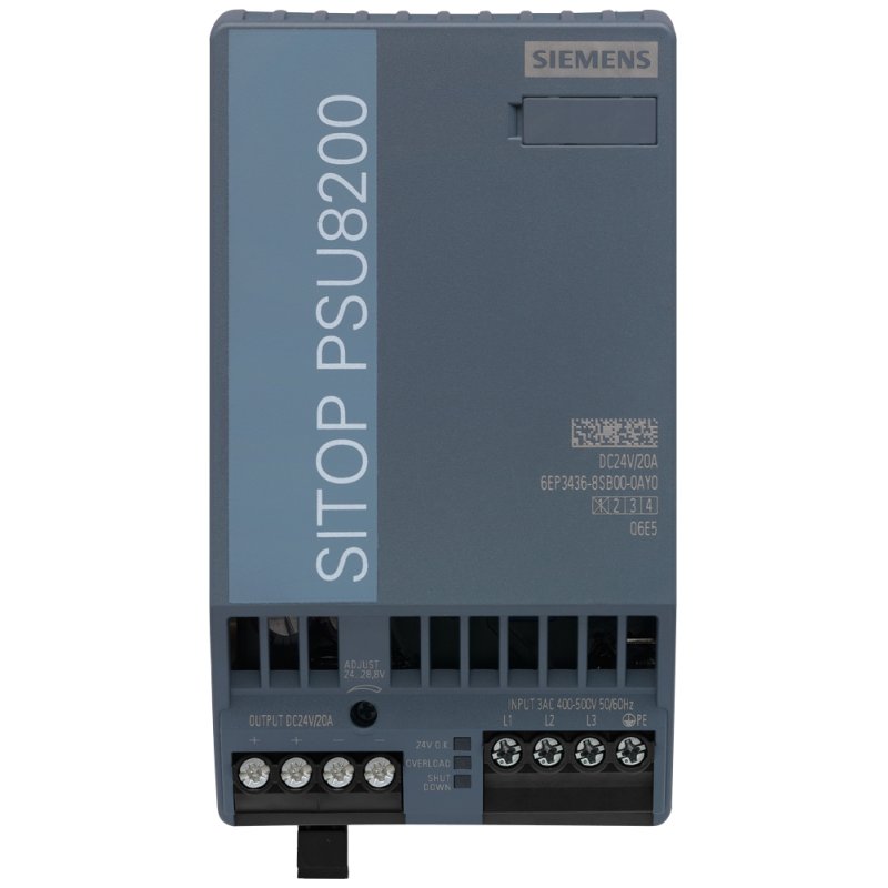 Siemens 6EP34368SB000AY0 SITOP PSU8200 24V/20A Stromversorgung