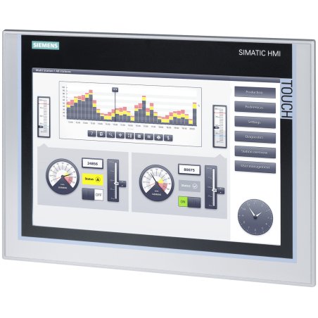 Siemens 6AV21240MC010AX0 SIMATIC TP1200 Comfort Panel Windows CE 6.0 12z TFT