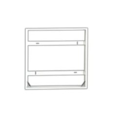 OPPL LEDPanelRC-Sl Sq625-Surface-Module-WH-CT Aufbaurahmen 625x625x65mm