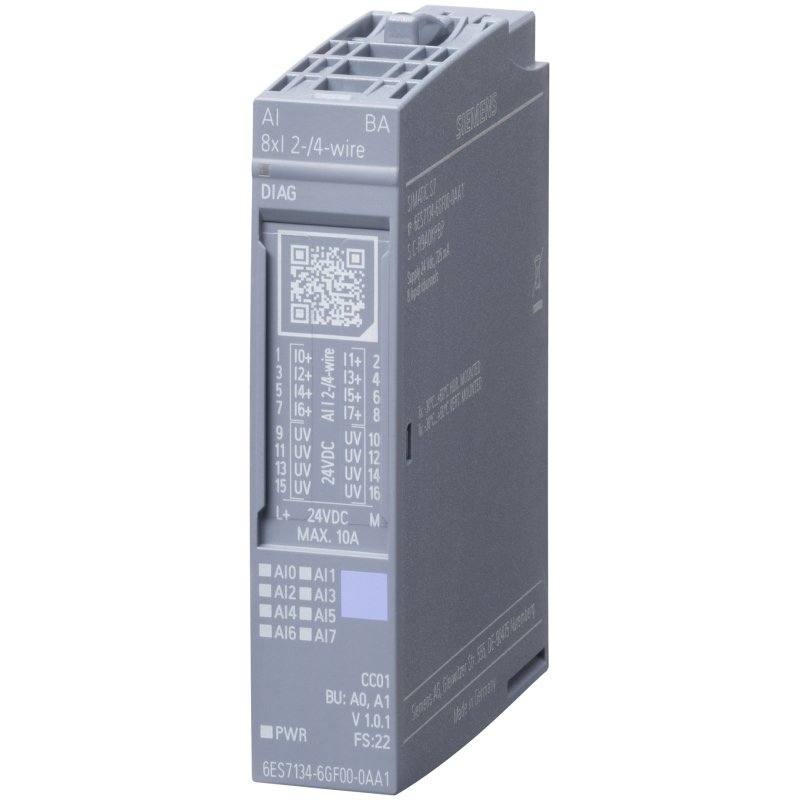 SIEM SIMATIC ET 6ES7134-6GF00-0AA1 200SP, analoges Eingangs-modul, AI 8XI