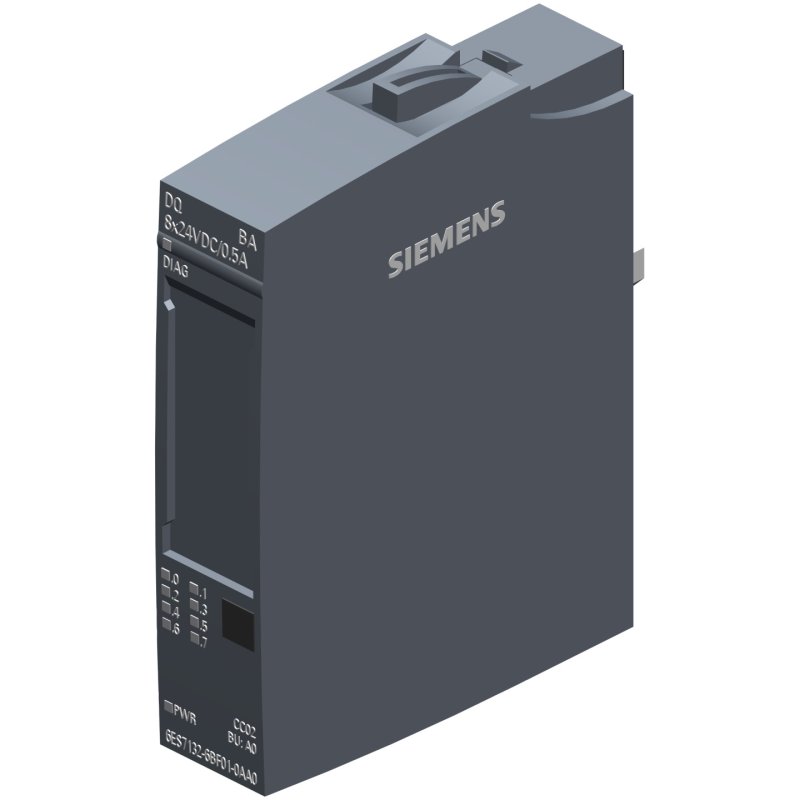 Siemens ET 200SP, DQ 8x 24VDC/0,5A Basic, col 10
