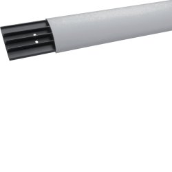 Hager Aufbodenkanal SL1807507030 m.4Kammern PVC 18x75mm steingrau