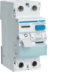 Hager CDA225D coupe-circuits Disjoncteur différentiel 2 2 module(s)