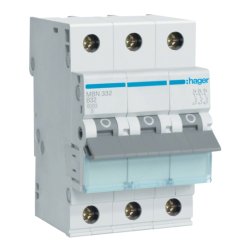 Hager MBN332 circuit breaker Type B 3 3 module(s)
