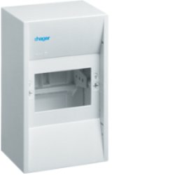 Hager Miniverteiler gamma 4Modul GD104N IP30 1xPE 1xN
