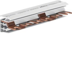 Hager Phasenschiene 3polig KDN363M Gabelanschluss 10qmm 63A 6 Module