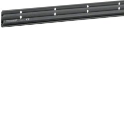 Hager Sockelleistenkanal- SL200551 ** Unterteil 2Kammern PVC 20x55mm schwar