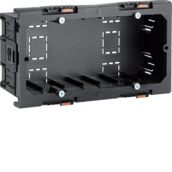 Hager Gerteeinbaudose 2fach G2860 Energie f.BR frontrastend f.Schalterpr.