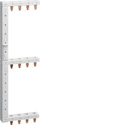 Hager Phasenschiene 3 N-polig KCF668L 3reihig 125mm links vertikal