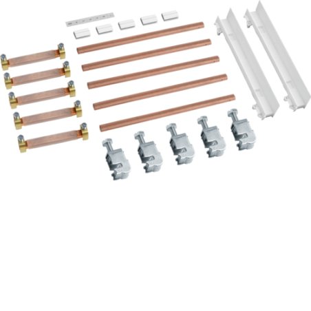Hager ZM45S bornier 5P Cuivre, Blanc