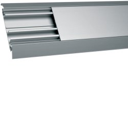 Hager Aufbodenkanal Alu AKA181250ELN eloxiert 18x125mm m.2 Kammern