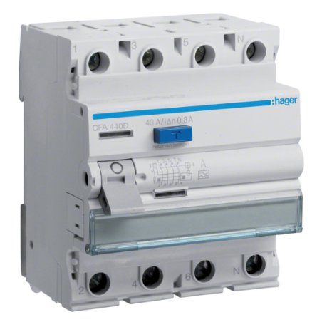Hager CFA440D circuit breaker 4