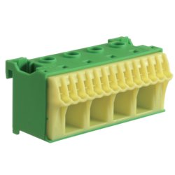 Hager KN18E terminal block Green, Yellow