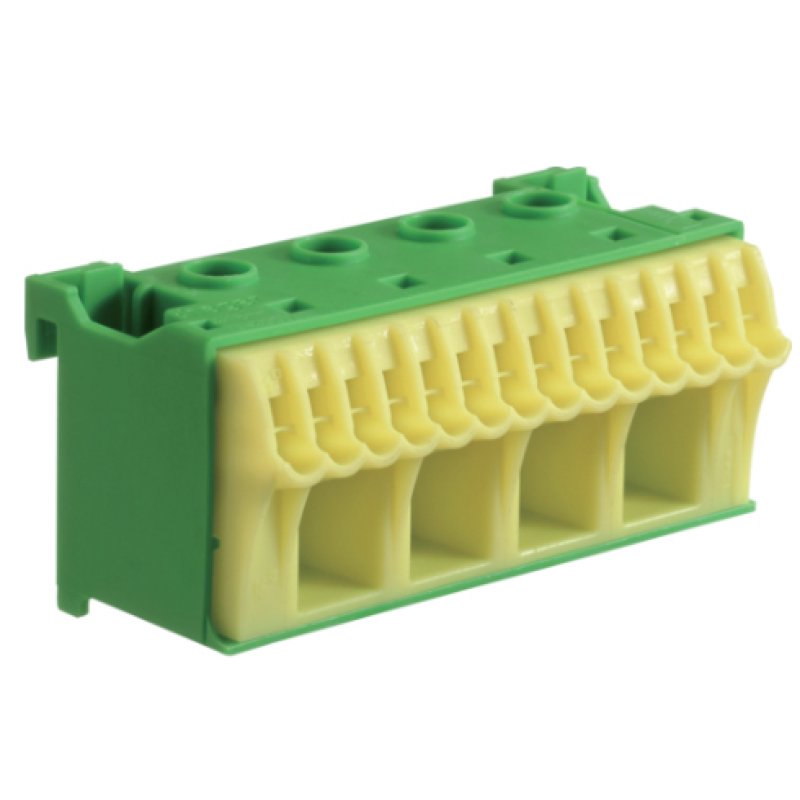 Hager KN18E bornier Vert, Jaune