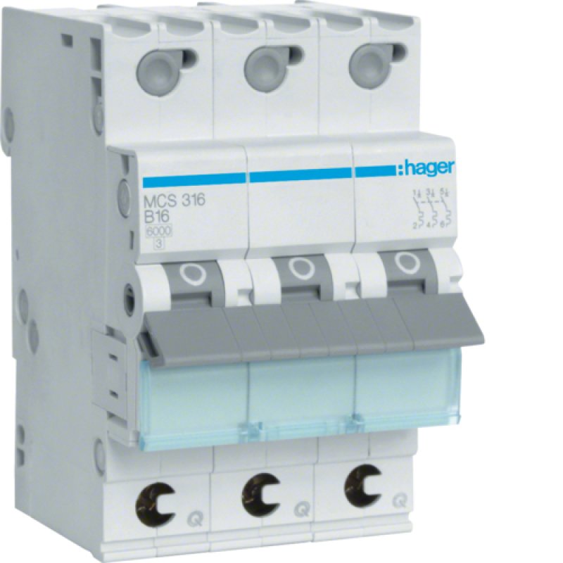 Hager MCS316 coupe-circuits 3P