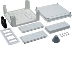 Hager Kabelanschlusskasten univers U84LS 324x307x149 IP54 SKII seitlich leer