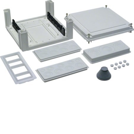Hager Kabelanschlusskasten univers U84S4 324x307x149 IP54 SKII SaS-Trger-40mm
