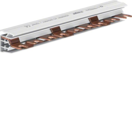 Hager Phasenschiene 3polig KDN363N Gabelanschluss 10qmm 63A 9 Module