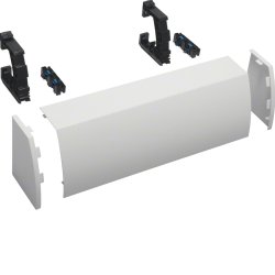 Hager Kabelrangierkanal 2feldig FZ442N ** aufsteckbar HxBxT176x550x135mm RAL901