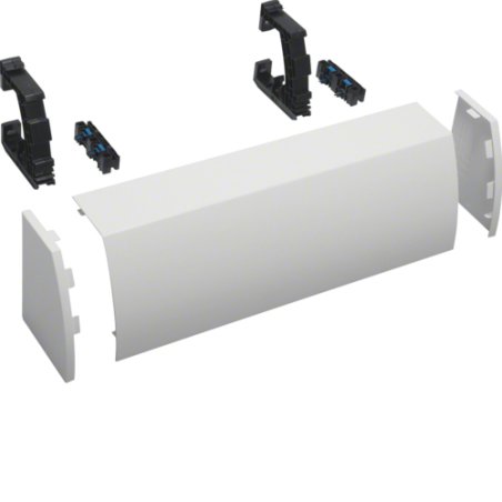 Hager Kabelrangierkanal 2feldig FZ442N ** aufsteckbar HxBxT176x550x135mm RAL901